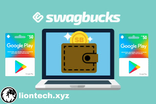 موقع Swagbucks لربح بطاقات جوجل بلاي